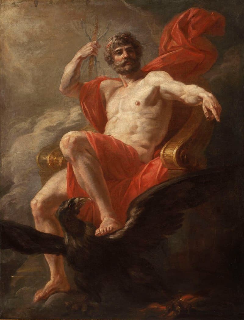 Jupiter Enthroned by Heinrich Füger (1776–1818)